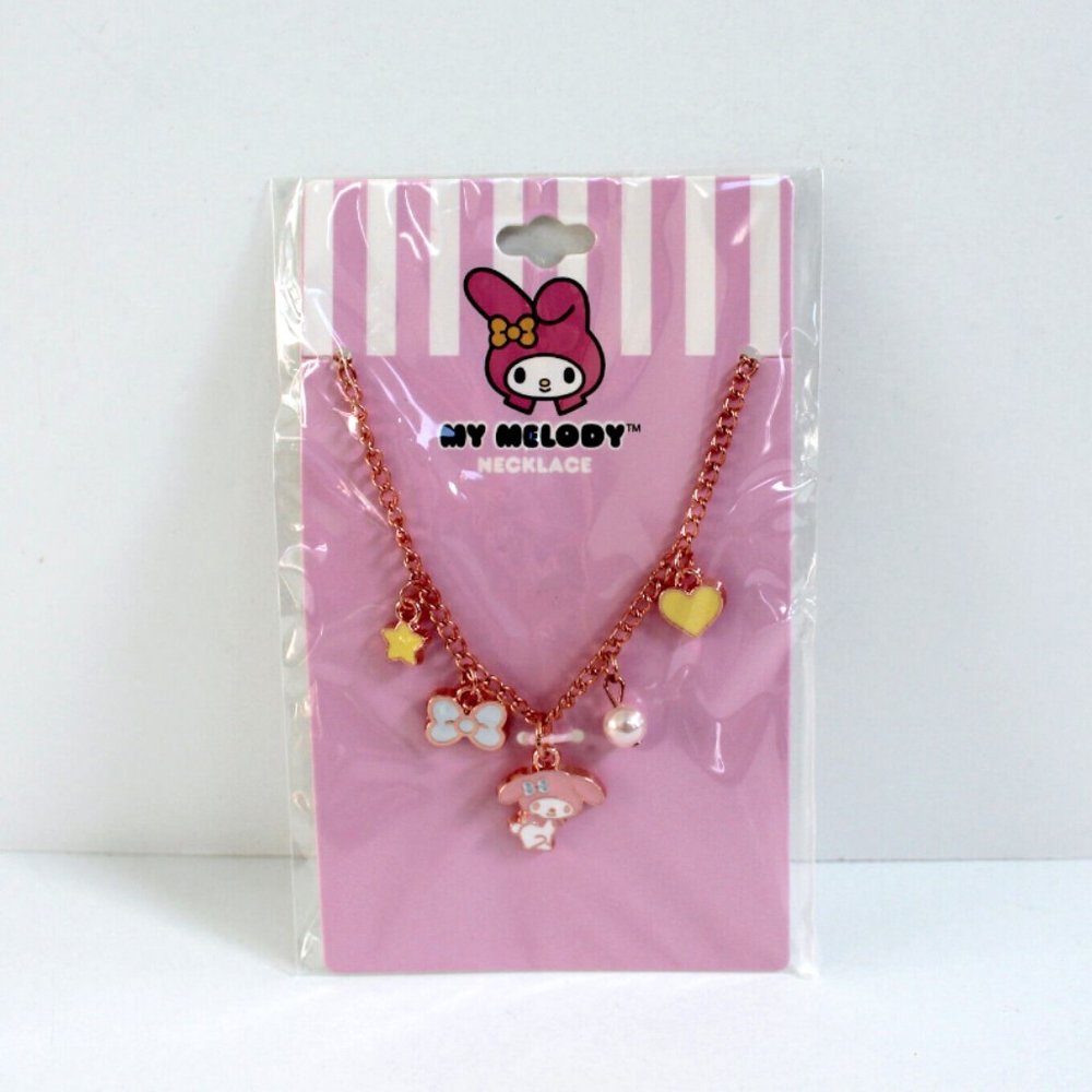 Sanrio My Melody Rose Gold Charm Necklace